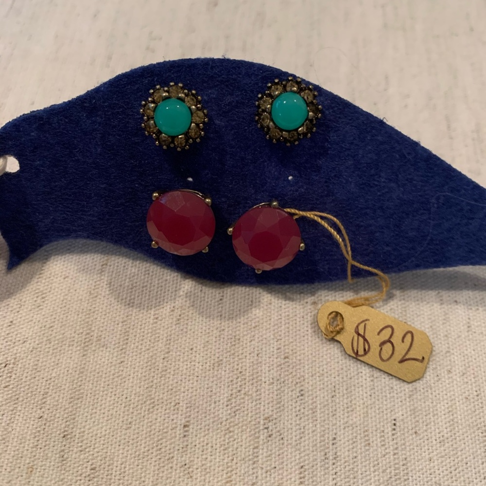 NWT Copacabana Earring Set w Semi Precious Stones